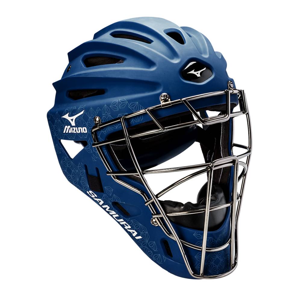 Casco Mizuno Samurai Fastpitch - G4 Mujer Azul Marino España FHWX-97461